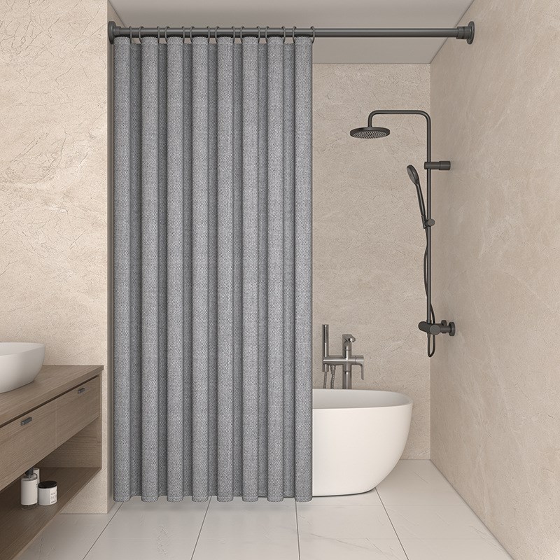 Waterprdoof bathroom shower curtain shading curtain all warm