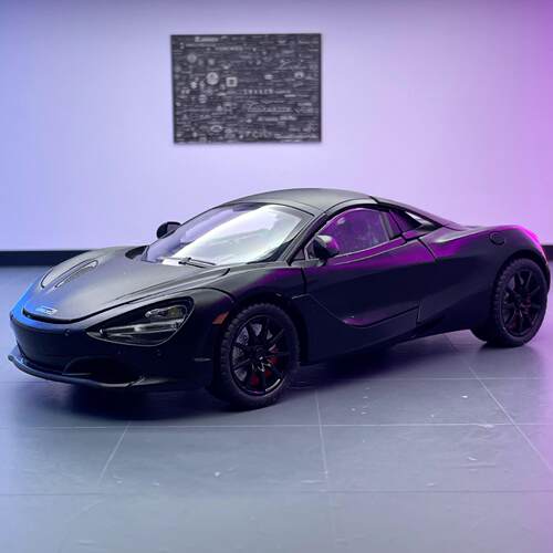 【BW798】车致合金车模1:24迈凯伦720S跑车回力带声光玩具汽车音