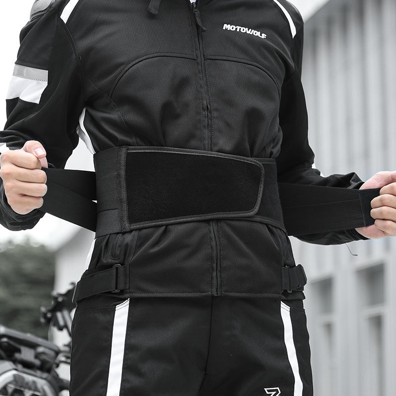 摩多狼摩托车骑行护腰带越野机车防摔护具摩旅赛车防护骑士装备男