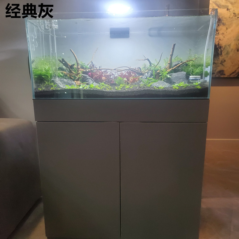 鱼缸底柜 水族箱低柜超白缸底柜水草缸迷你景观底柜 可定做ada