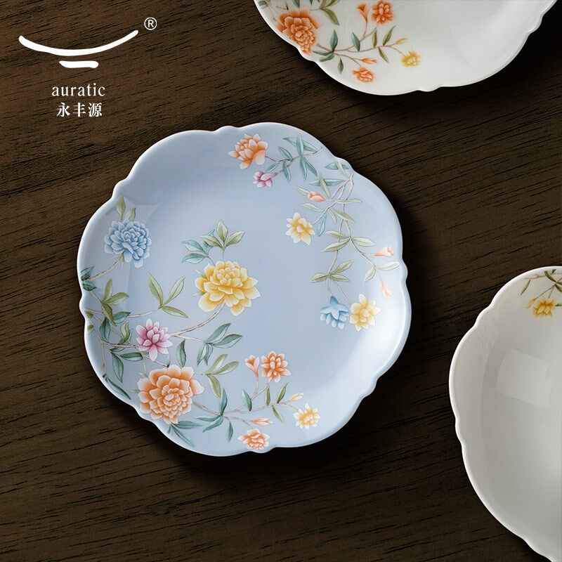永丰源 月亮时光 菜盘/汤盘/平盘/鱼盘 陶瓷餐具散件 安全包装