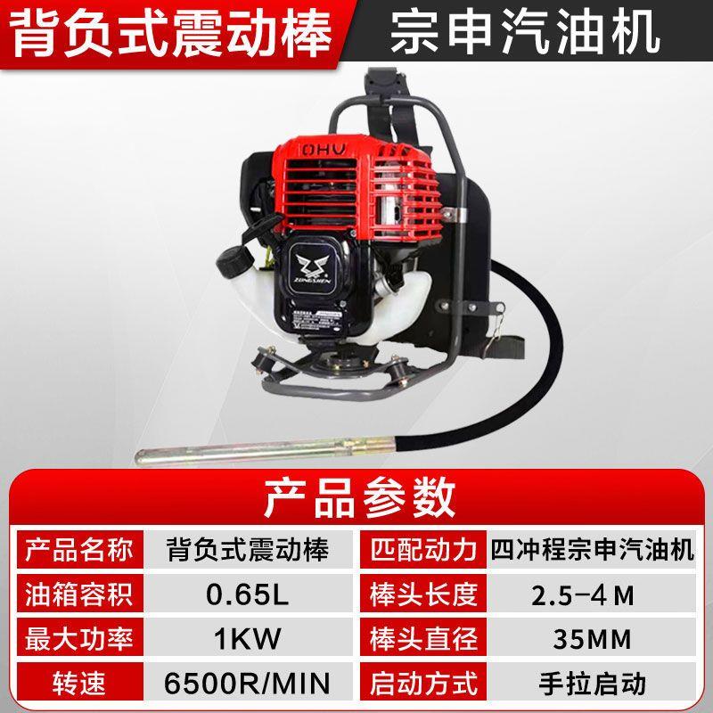德国进口背负式汽油振动棒四冲程振捣棒混凝土振动机地面插入式水