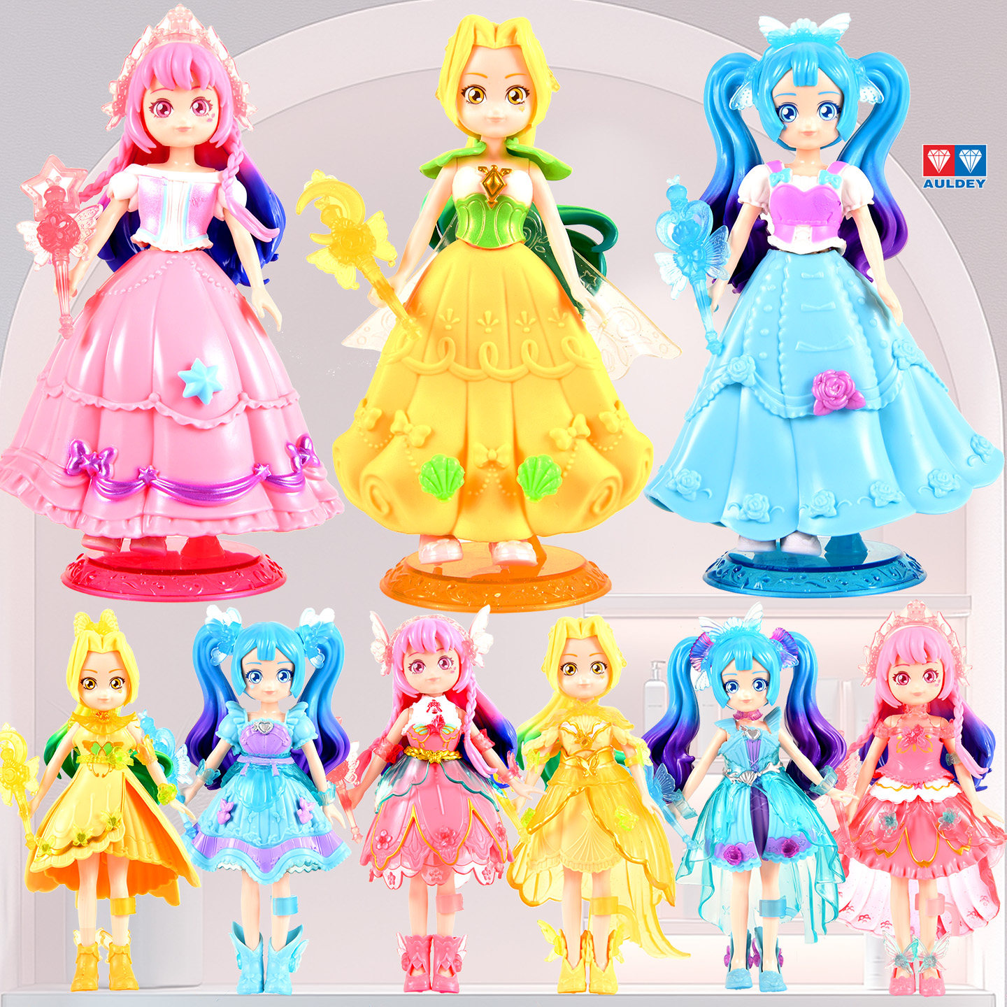 奥迪双钻巴拉拉小魔仙夏乐彤颜可可白尹玥魔法换装人偶盲盒玩具女,模玩/动漫/周边/娃圈三坑/桌游,潮玩盲盒,淘宝优惠券,粉丝福利购,淘宝优惠卷