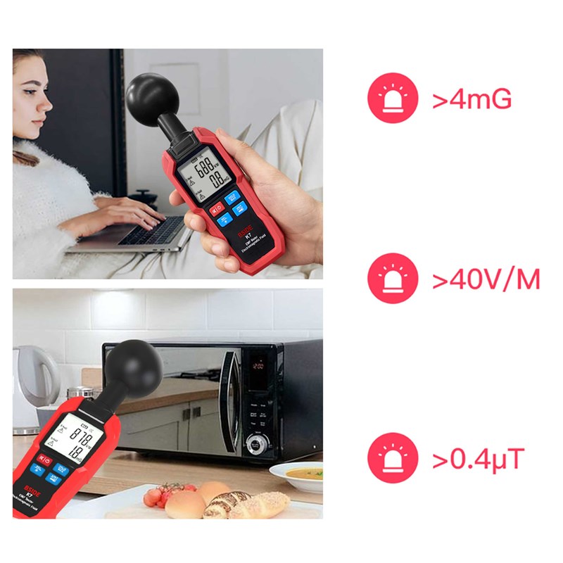 EMF Meter Profelssional Electromagnetic Field Radiation Dete