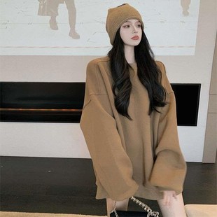 LazKy Spring Sweater New Loose Style Womens American Larg