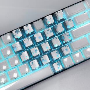 XVX爱心IMD爱心蝴蝶无畏契约暮蝶图案键帽透光打瓦电竞游戏键盘帽