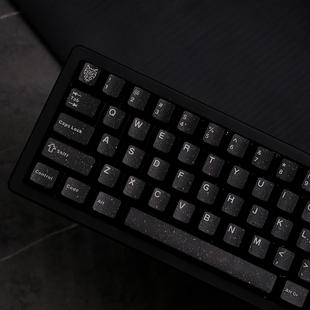 闪粉黑色半透机械键盘键帽ABS二色114键原厂适配Wooting 美加狮等