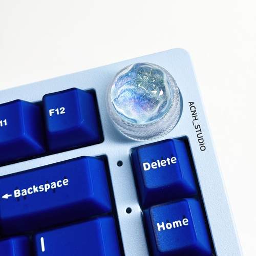 水波纹 | Hi75C键盘旋钮按键Hi75, K81通用透光音量旋钮键盘键帽