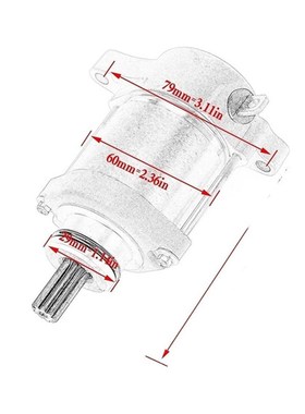 AP9150090 启动电机  适用阿普利亚 450cc 550cc RXV450 SXV550