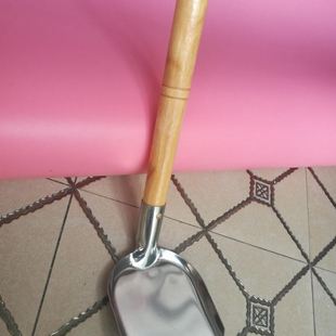 小号钢锅铲新品 木柄锅铲不锈钢炒菜铲铲勺炒菜铲传统老式