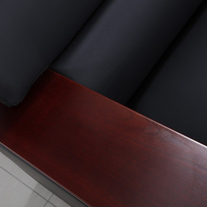 办公沙发西皮简约现代商务会客区接待沙发三人位单人位沙发组合