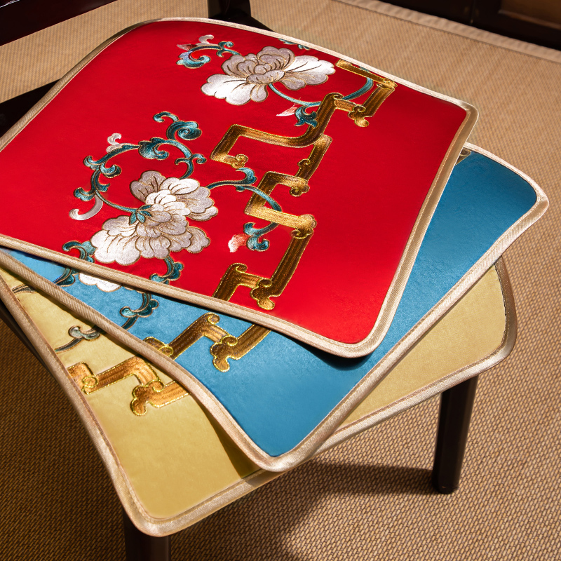 轻奢高级感防滑椅垫薄垫高端定制