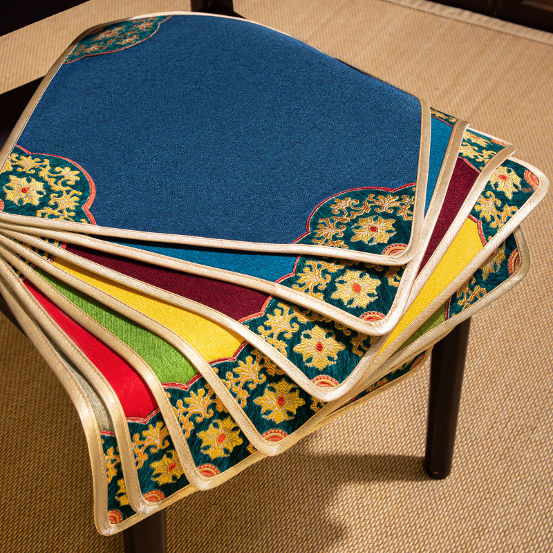 轻奢防滑餐桌椅子坐垫高端定制