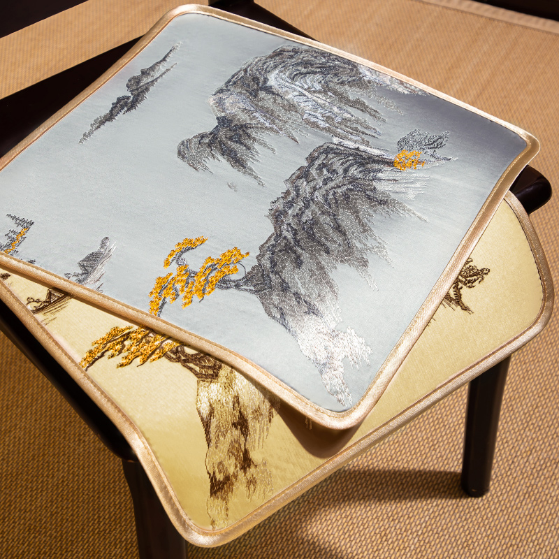 轻奢防滑餐桌椅子坐垫高端定制