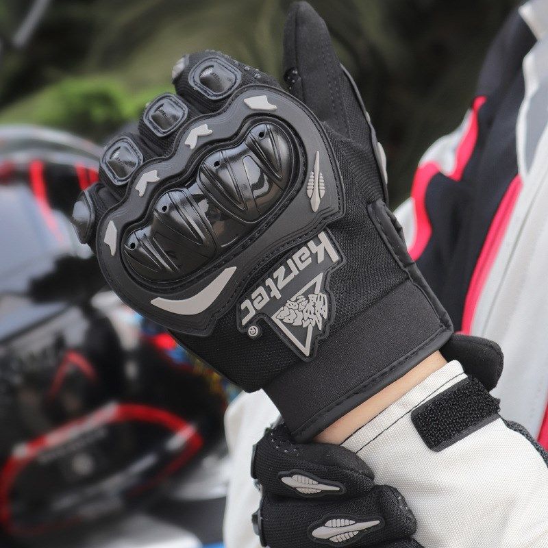 摩托车防摔抗撞手套男士女夏季春秋四季款通用可触屏越野骑士机车