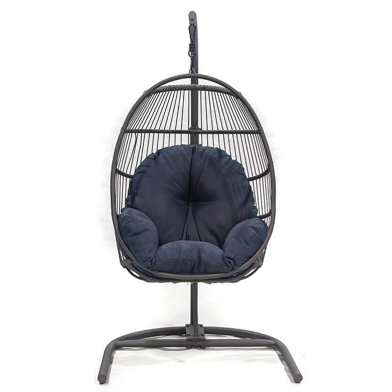 厂家热销现代休闲室外阳台花园民宿庭院藤编吊篮秋千R1HP11830PS1