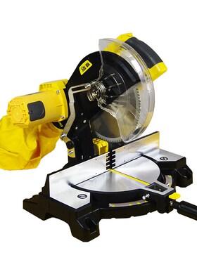 青岛无尘斜切锯KBMS255A木门脚线10寸圆盘锯锯铝机木工锯装修锯