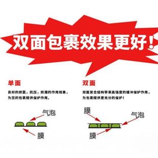 泡泡纸汽泡膜袋 15cm宽气泡膜卷装 加厚 快递防震膜打包装 泡沫