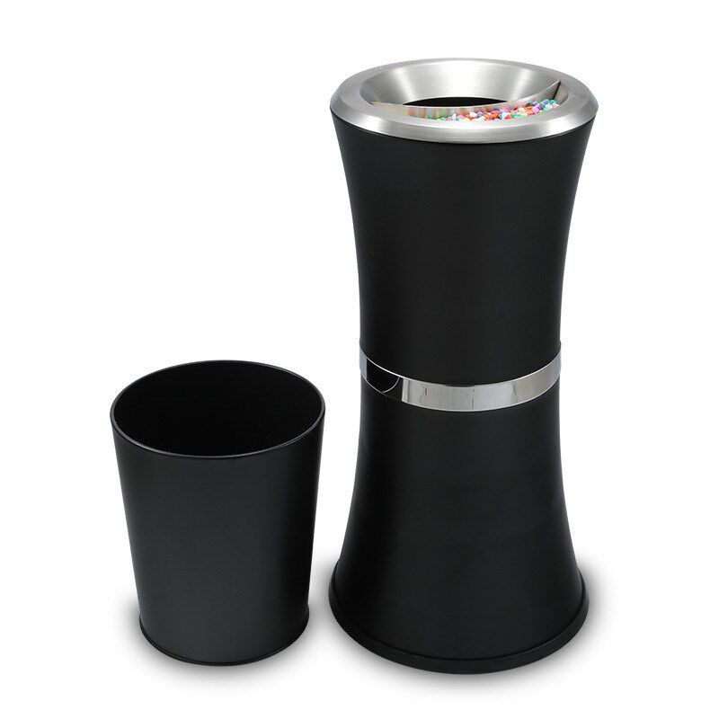 小蛮腰座地烟灰桶不锈钢立式垃圾桶酒店大堂果皮桶高档垃圾筒