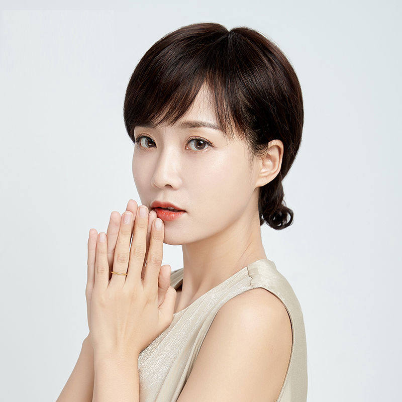 中老年女士烫发长发假发真发全真人发大波浪透气蓬松全头套女卷发