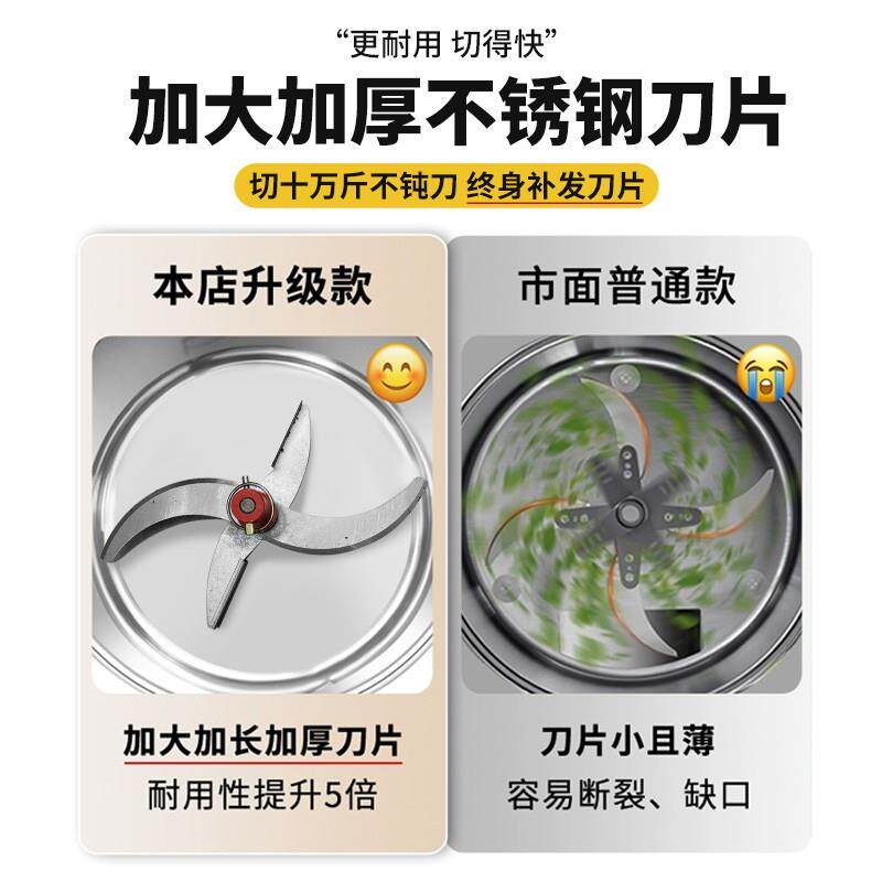 多功能碎菜机新款喂鸡家用切菜机饲料粉碎切菜机养殖用蔬菜绞菜机
