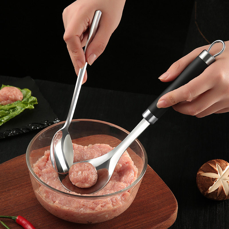 304不锈钢肉丸子制作器家用压挤炸丸子神器做圆子工具挖勺器模具