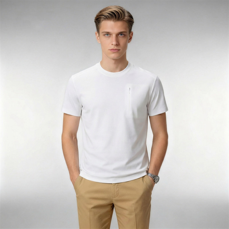 【商场同系】夏季短袖t恤男户外运动跑步速干衣男士圆领半袖上衣