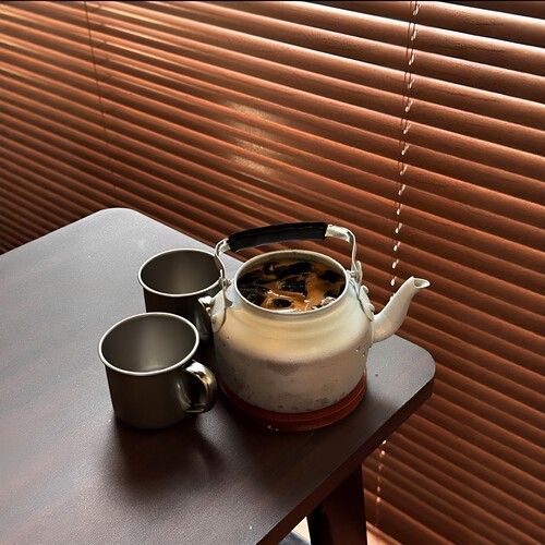 复古铝制咖啡茶水壶ins风