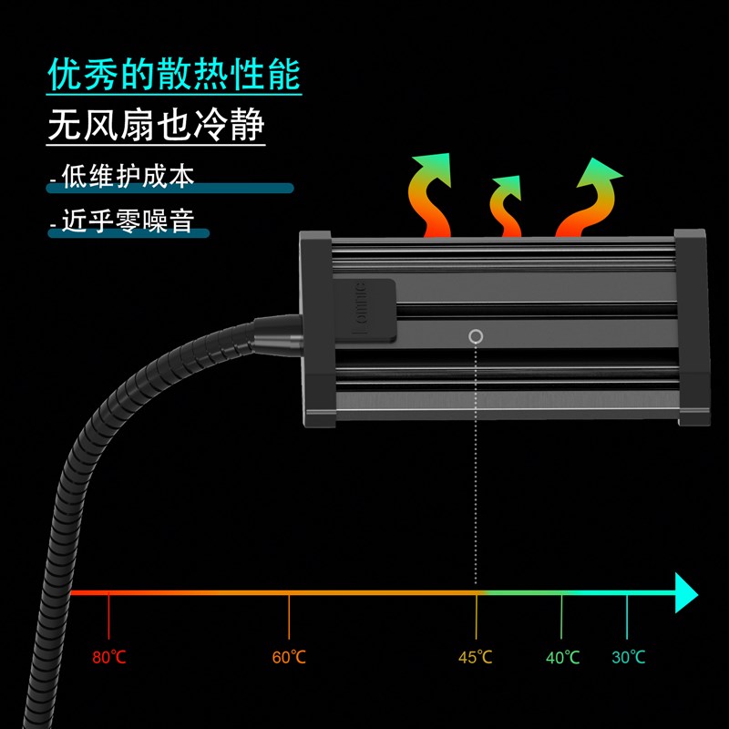 镭明士Bar10海水鱼缸灯led水草灯藻缸灯珊瑚灯照明水族箱微缸补光