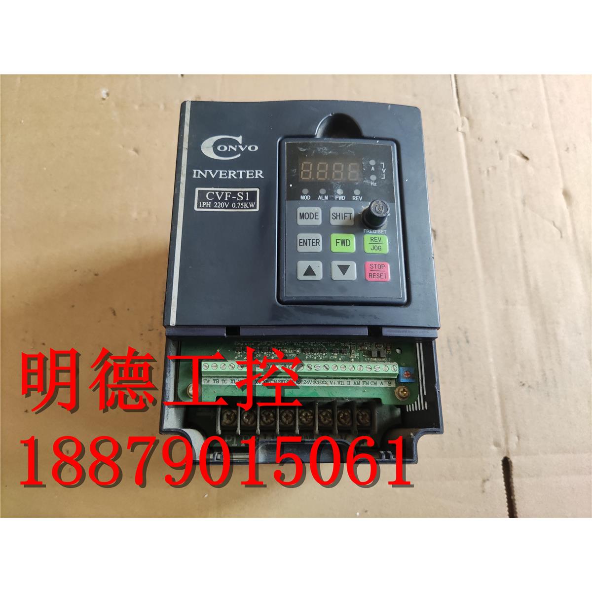 康沃S1变频器FSCS01.1-0K75-1P220-A-AP-NNNN-01V01 0.75kw 220V