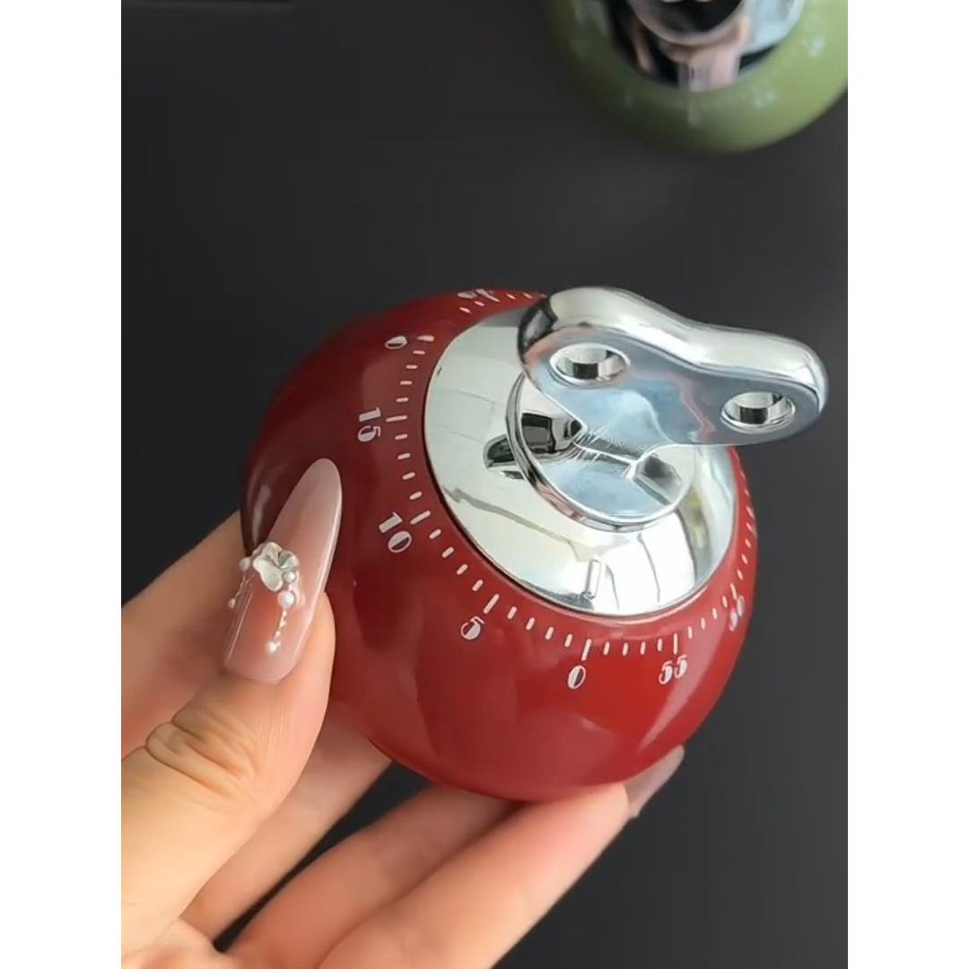 厨房磁吸计时器覆古机械做饭闹铃定时提醒器时间管理器大声音响铃图片
