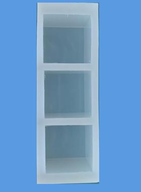 硅胶模具（40X40X40mm，3槽），可以定制