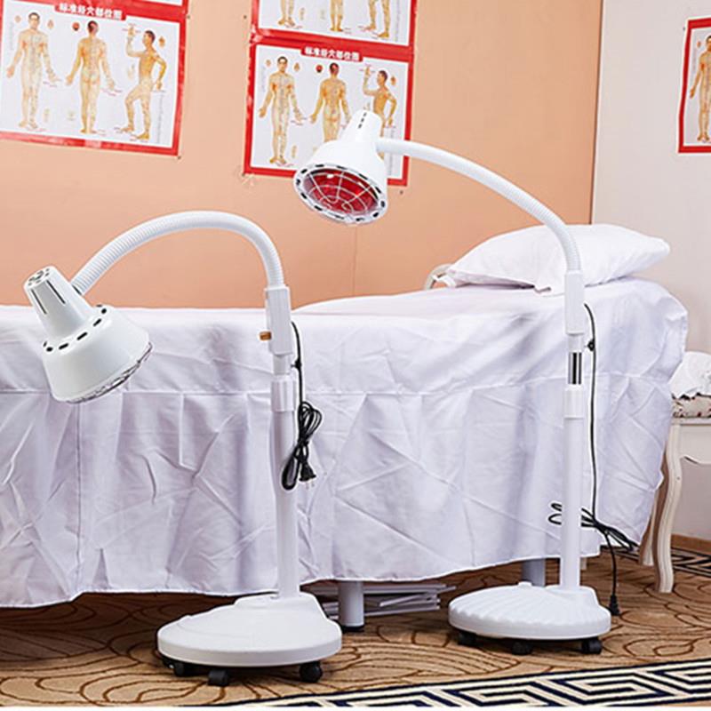 多功能亿用红外线理疗灯电烤家用仪落地式双头美容院加热取暖烤灯