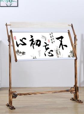 十字绣棚架实木绣花架架子1米的绣布床上可调节台式苏绣绣架框架