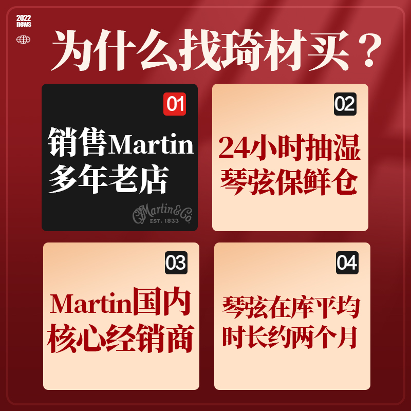 Martin马丁古典吉他琴弦标准中高张力M265 M165仿羊肠尼龙一套6根