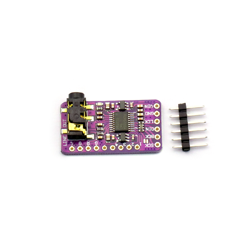 PCM5102音频立体声数模转换器DAC解码板 I2S IIS 单片机 音频模块