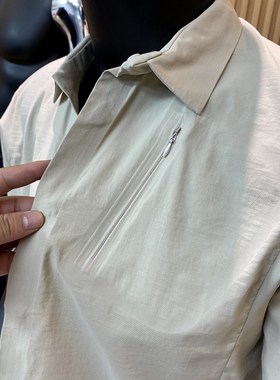 镇店牛货!城市商务系列!夏季男士飞禽高端压胶短袖衬衫T恤