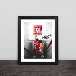 利物浦杰拉德告别背影款实木装饰相框照片墙桌摆挂框摆件家居壁画