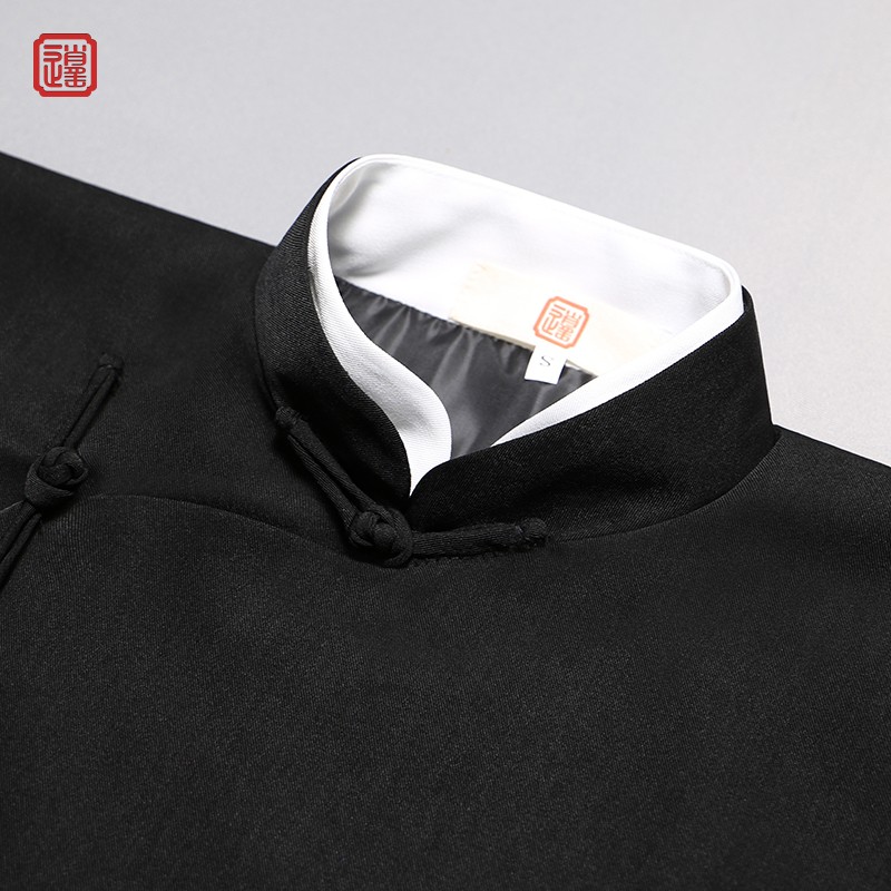 长衫男民国男装大码长袍马褂中式伴郎服复古中国风相声大褂演出服