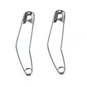 老式 弯曲别针高强度钢丝曲型香蕉安全保险扣针拼布吊牌小号别针扣