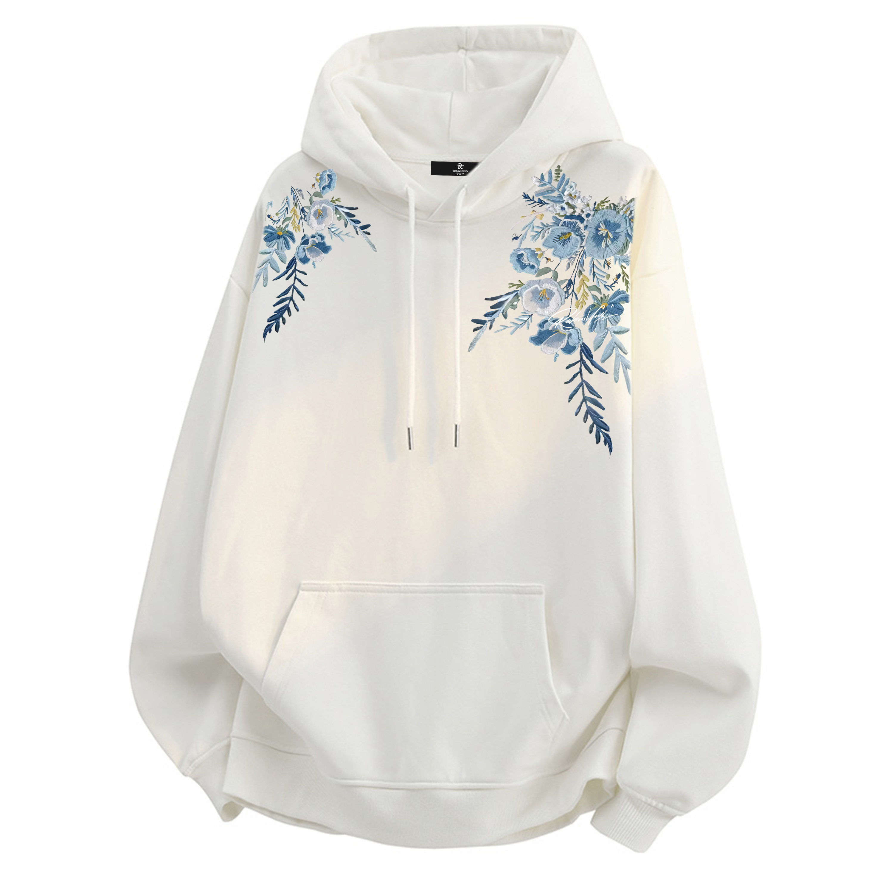 罗宾汉 ROBINHOOD美式高街复古植物花卉设计印花潮流舒适百搭W888