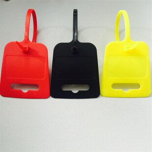 标牌扎带 可标记标牌的扎带 黑色标牌扎带 蓝色尼龙飞机孔扎带