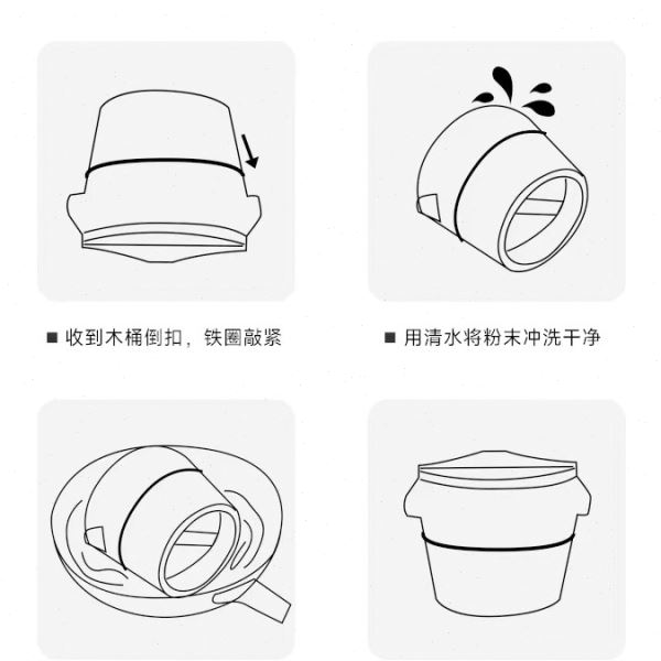 杉木厨房大小饭桶蒸饭木桶蒸米饭餐厅饭甑子蒸笼竹家用默认项