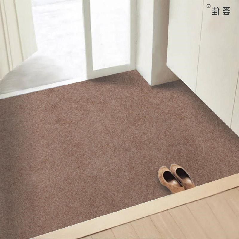 超薄地垫不卡门1mm卧室门口薄地毯防滑吸水家用入户进门垫子脚垫