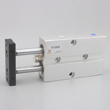 亚德客型双轴双导杆气缸TN25X10X20X30X40X50X60X70X80X90X100-S