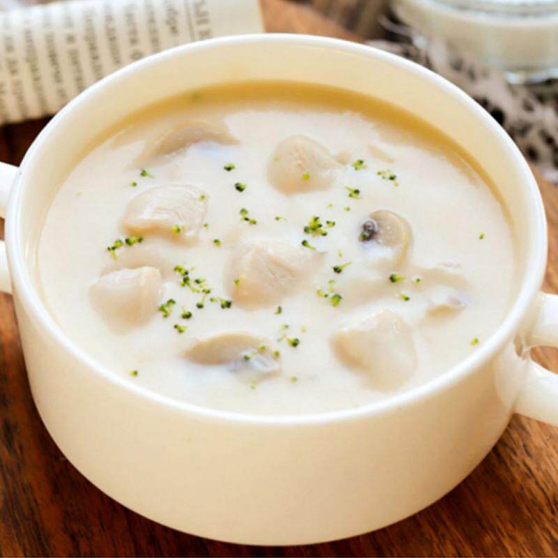 新日期苏伯奶油浓汤 法式蘑菇蛤蜊鸡茸南瓜速食汤免煮早餐加热即