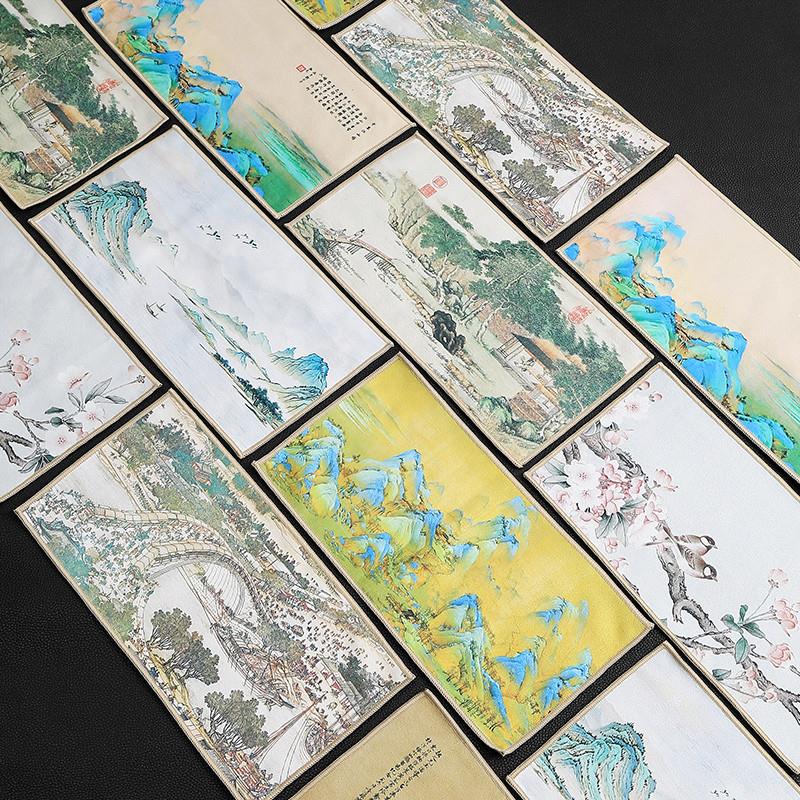 麂皮绒茶巾茶布茶桌毛巾抹