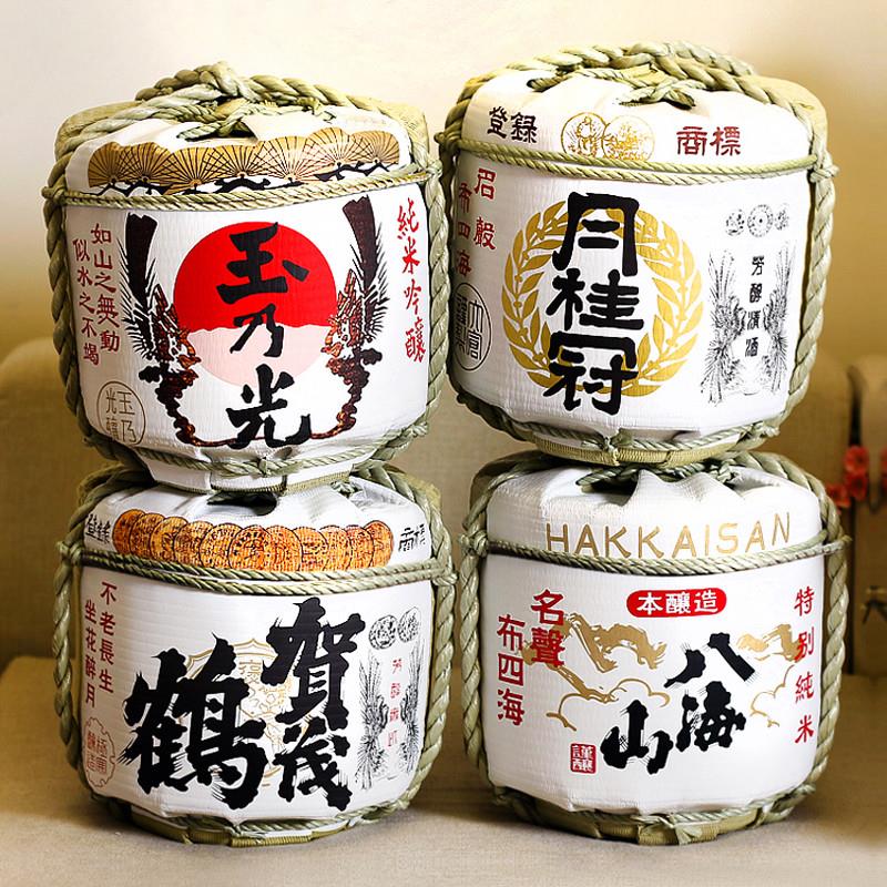 极速酒樽日式寿司店装饰酒桶清酒酒坛摆件日本酒店餐厅传统和风摆