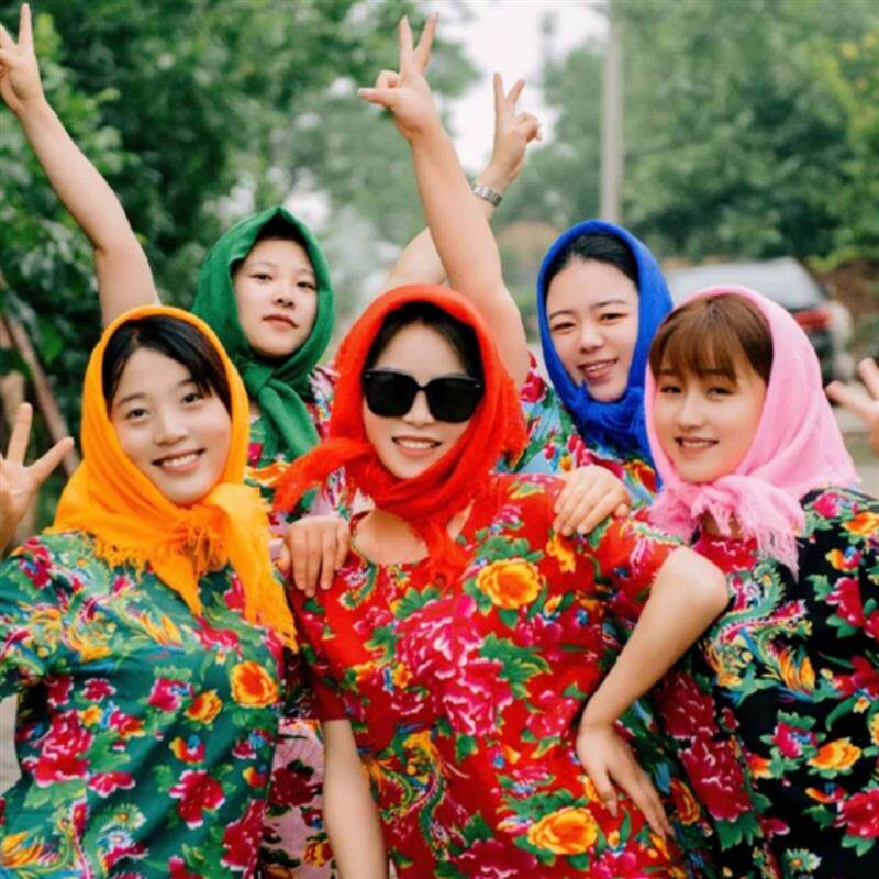 东北老年人妇女妈妈保暖围
