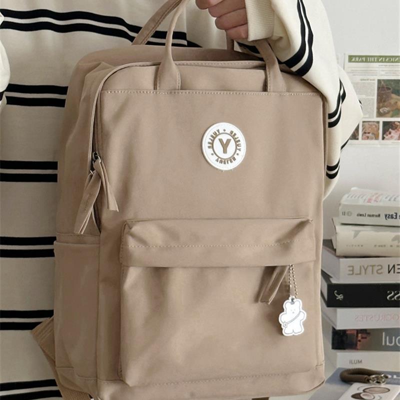 新品日系ins简约书包女韩